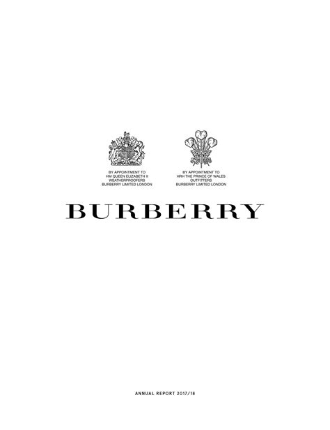 burberry annual report 2017